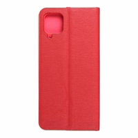 LUNA Book Gold viedtālruņa apvalks SAMSUNG A12 / M12 sarkans