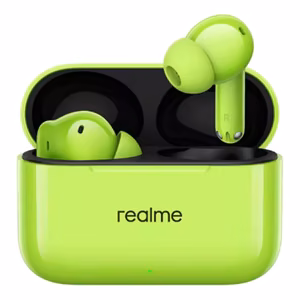 Bezvadu austiņas Realme Buds T200 neona zaļas