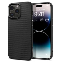Spigen Liquid Air vāciņš iPhone 14 Pro – matēts melns