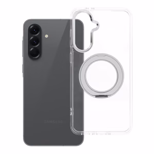 Case for Samsung A56 Frame Circle Stand compatible with MagSafe transparent