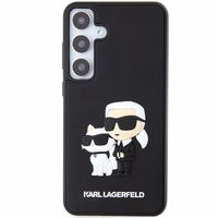 Karl Lagerfeld maciņš for Samsung Galaxy S24 Plus KLHCS24M3DRKCNK melns HC 3D RUBBER KC NFT