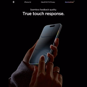Spigen Glas.TR EZ Fit 2-komplekts privātuma stikls iPhone 17 Air