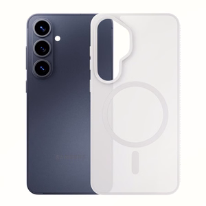 3mk Smoke MagCase balts – tālruņa vāciņš modelim Samsung Galaxy S26+
