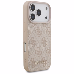 Guess 4G Classic maciņš modelim iPhone 17 Pro / 18 Pro – rozā