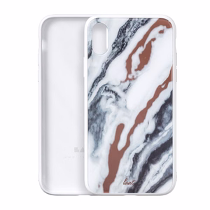 Laut MINERAL GLASS vāciņš ierīcei iPhone XS Max, minerālu balts