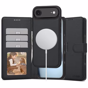 Tech-Protect Wallet MagSafe Case for iPhone 17 Air - Matte Black