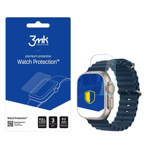 LCD Protective glass 3mk Flexible Glass Apple Watch Ultra 49mm 3pcs