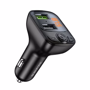 Borofone BC41 Bluetooth MP3 atskaņotājs / FM modulators (hands free, microSD, QC3.0 USB-A, USB-A 5V/1A)