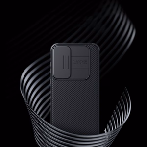 Nillkin CamShield Pro apvalks Samsung Galaxy A55 ar kameras vāciņu - melns