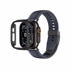 AmazingThing Minimal aizsargājošs vāciņš Apple Watch UItra 3 49mm - Melns