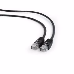 Gembird CAT5E UTP tīkla kabelis 0.5m melns