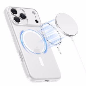 Tech-Protect MagSlim Magnētiskais viedtālruņa apvalks iPhone 17 Pro Max - matēts balts