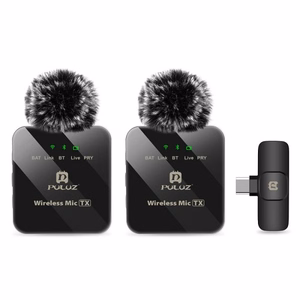 Bezvadu Lavalier mikrofons PULUZ PU648B (USB-C)