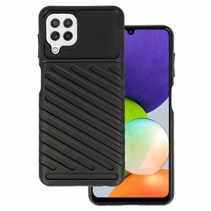 Thunder viedtālruņa apvalks Samsung Galaxy A42 5G melns