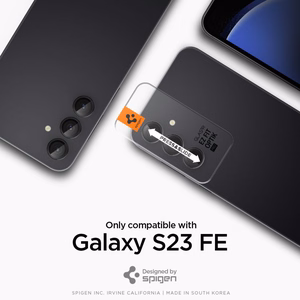 Spigen Glas.tR EZ Fit Optik aizsargstikls kamerai Samsung Galaxy S23 FE - melns, 2 gab.