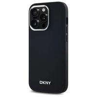 DKNY Vienkāršs logotips Magnētiskais viedtālruņa apvalks iPhone 14 Pro - melns