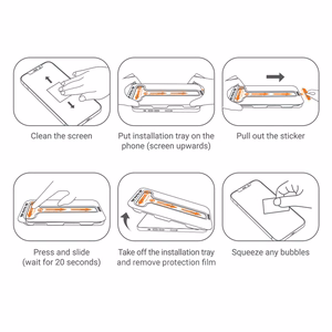 Crong EasyShield 2-Pack rūdīta stikla ekrāna aizsargi iPhone 16 / 15, 2 gab.