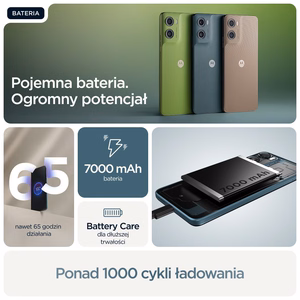 Motorola moto g06 power 17,5 cm (6,88 collu) Dual SIM Android 15 4G USB Type-C, 8 GB/256 GB, 7000 mAh, zils