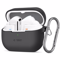 Tech-Protect silikona āķa apvalks Samsung Galaxy Buds 3 / 3 Pro - melns