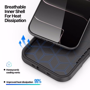 Korpuss Dux Ducis Apple iPhone Air melns (Trīsstūra raksts)