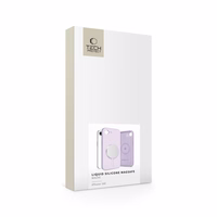 Tech-Protect Šķidrais silikona Magnētiskais iPhone 16e viedtālruņa apvalks - violeta