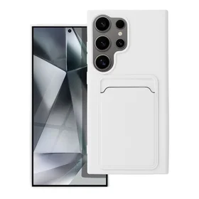 Karteņu viedtālruņa apvalks SAMSUNG S24 Ultra balts