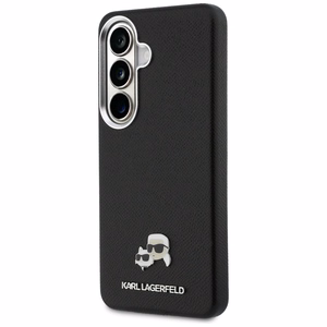 Karl Lagerfeld maciņš Saffiano KC Metal Logo MagSafe Samsung Galaxy S26 melns