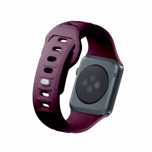 3mk silikona siksniņa Apple Watch, 38/40/41/42 mm, Mulberry, mazais izmērs