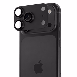 Benks OmniWarrior integrēts metāla kameras objektīvu aizsargs (C.M.SX.AP.BK.0071) iPhone 18 Pro Max (AR, melns)
