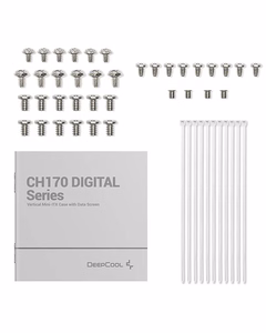 DeepCool R-CH170-WHNPI0D-G-1 computer case Tower balts