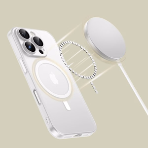 Tech-Protect MagSlim Magnētiskais viedtālruņa apvalks iPhone 16 Pro - balts