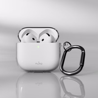 Puro 0.3 Nude futrālis AirPods 4 - Caurspīdīgs