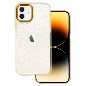 Tel Protect Gold Glitter maciņš iPhone 14 zelta