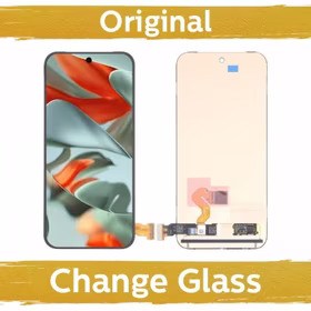 LCD displejs saderīgs ar Google Pixel 9 Pro XL melns (Atjaunots: Ķīna) + AR pirkstu nospiedumu