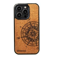 Bewood Traveler Merbau koka viedtālruņa apvalks iPhone 15 Pro
