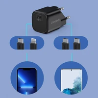 Choetech GaN USB lādētājs Type C PD 30W melns (PD5007)