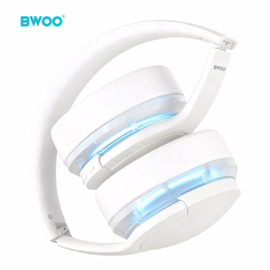 BWOO ANC Wireless Headphone Premuim Sound Quality BW587 White