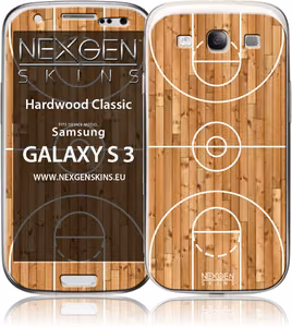 Nexgen dekoratīvā 3D efekta uzlīme ierīcei Samsung Galaxy S3, Hardwood Classic 3D
