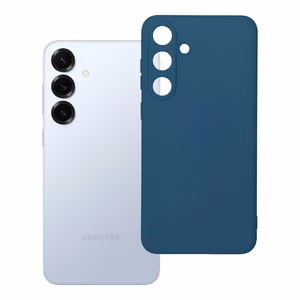 Mīksts viedtālruņa apvalks SAMSUNG S25 Plus tumši zils