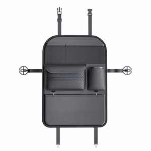 Auto organizators priekšējiem sēdekļiem ar nodalījumiem D03, melns