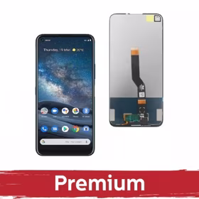 LCD Displejs Saderīgs ar Nokia 8.3 Melns OEM