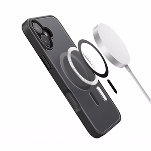 Dux Ducis Yind viedtālruņa apvalks iPhone 17, saderīgs ar MagSafe - melns