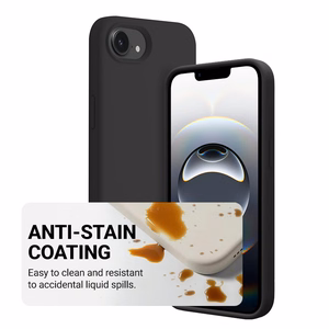 Crong Color Cover Magnetic MagSafe vāciņš ierīcei iPhone 17e / 16e, melns