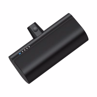 Portatīvais lādētājs Blue Star 5000 mAh ar iebūvētu savienotāju Lightning 2,1A W0556P melna