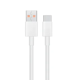 XIAOMI oriģinālais kabelis USB A uz Type C 6A 1 m balts bulk
