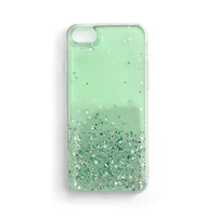 Wozinsky Star Glitter Spīdīgs viedtālruņa apvalks iPhone 12 mini zaļš