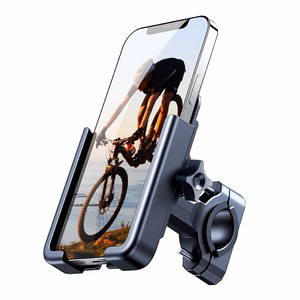 Wozinsky metal bicycle phone turētājs, scooters melns (WBHBK3)
