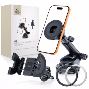 Tech-Protect N62 MagSafe Cockpit Car Mount - melns