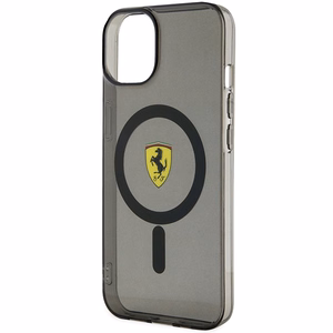 Ferrari FEHMP14MURKK iPhone 14 Plus 6.7" melns/melns cietais apvalks Translucent Magnētiskais