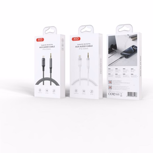 XO audio kabelis NB-R279A Lightning - jack 3,5mm 1,0m, balts